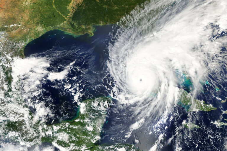 Hurricane Ian heading towards the coast of Florida in September 2022 - Elements of this image furnished by NASA